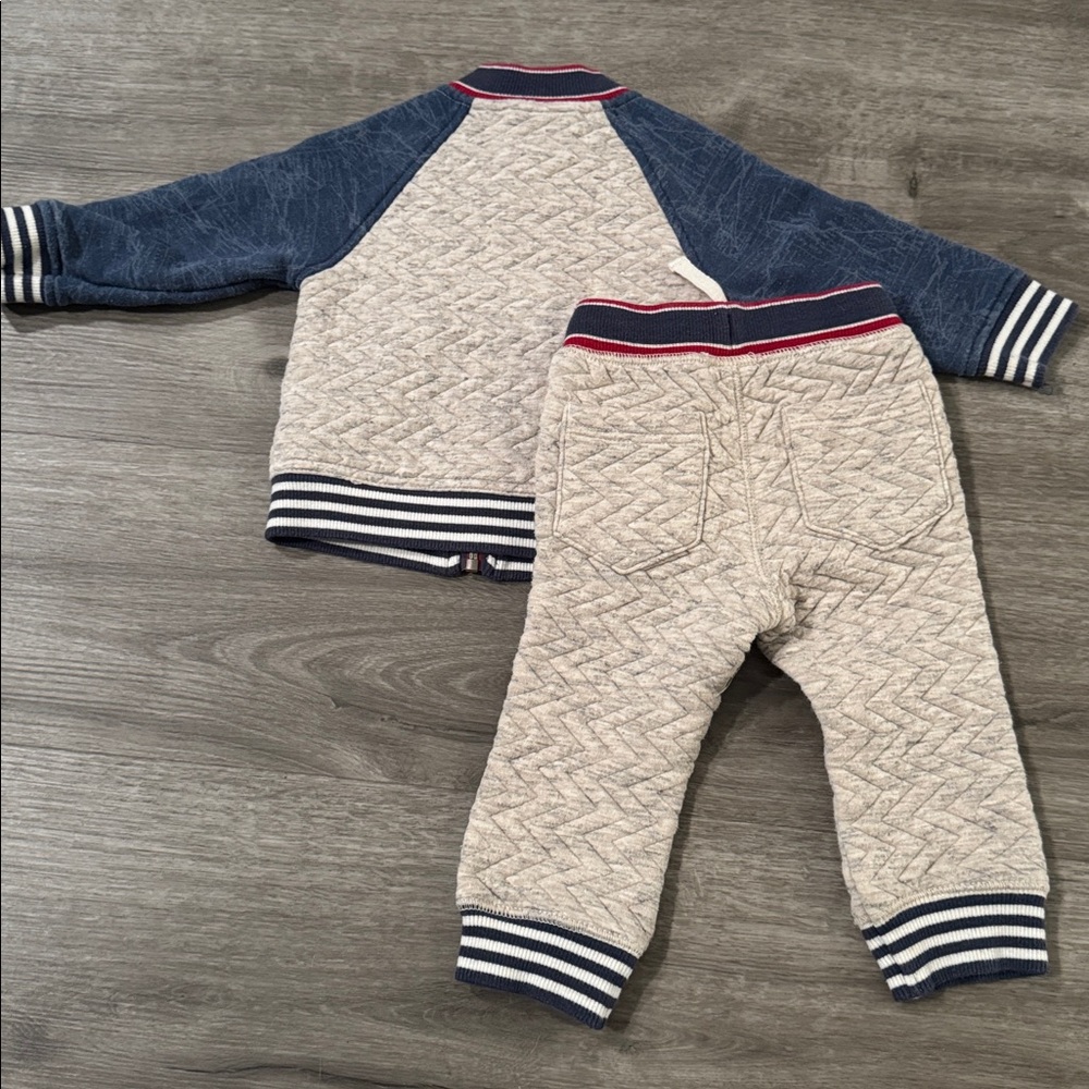 GenuineKids by OshKosh B’Gosh Quilted Matching Bomber and Joggers - Picture 2 of 6